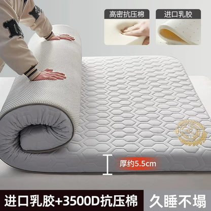 Fünf-schichtige material zusammensetzung matratze verdicken 4/7 cm Haushalt Einzel Doppel Schwamm latex füllung matratzen Tatami Boden Matte