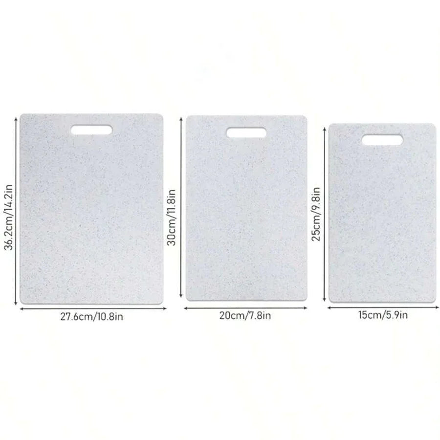 Marble Texture PP Cutting Board Antibacterial and Mildew Cutting Board Kitchen Vegetable Cutting Board Dishwasher Safe