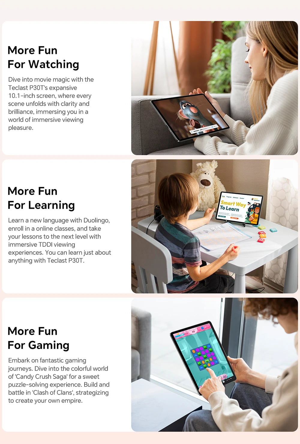 Teclast P30T Set 10" Tablet Android 14 Max 12Gb Ram 128Gb Rom T606 8-Core All-In-One Keyboard/Case/Mouse/Stylus/Headphone/Stand.