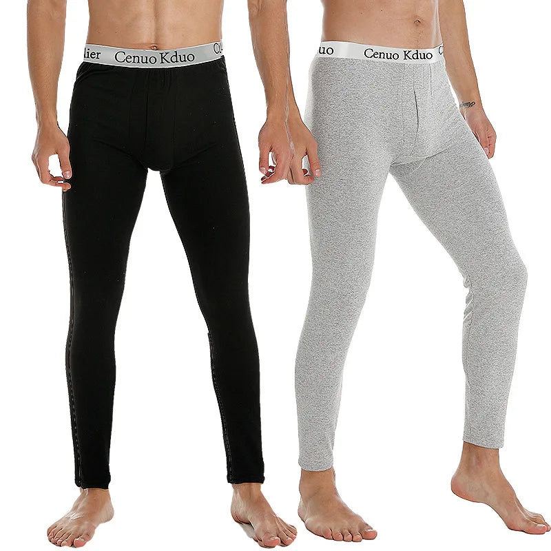 Men Thermal Underwear Skin-Friendly Render Pant Winter Warm Long Johns Men'S Soft Elastic Large Size Leggings Comfortable Tights.