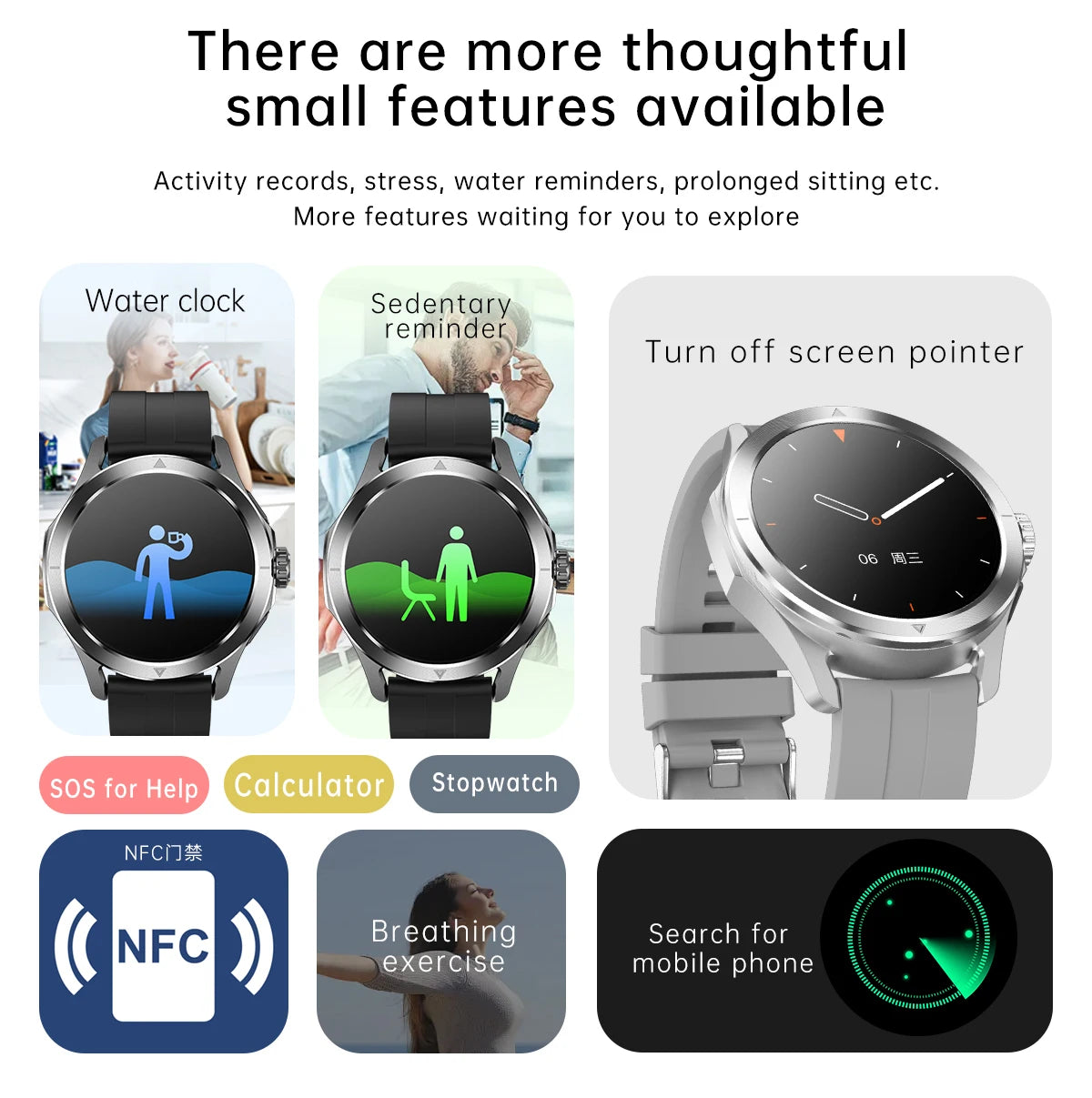 New For Xiaomi S4 Ultra Outdoor Sports Smart Watch Men 1.53 inch AMOLED NFC GPS Compass Heart rate Waterproof BT Call Smartwatch