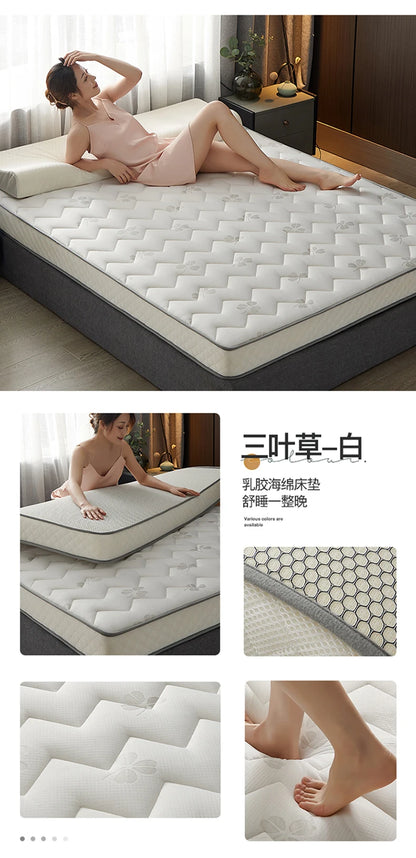 Latexmatratzen für zu Hause, Tatami-Matten, gepolstert zur Miete, dünne Polster für Einzel- und Doppel-Studentenwohnheime, verdickt