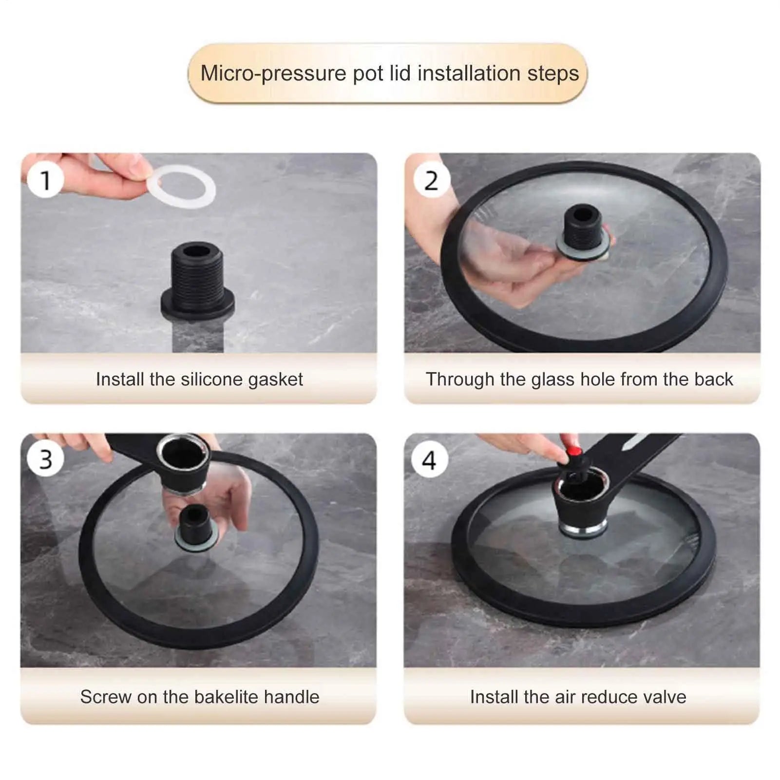 Portable Pressure Cooker Fast Cooking Stew Pot Pressure Cooker Stainless Steel Fast Cooking Multifunctional Kitchen Accessories.