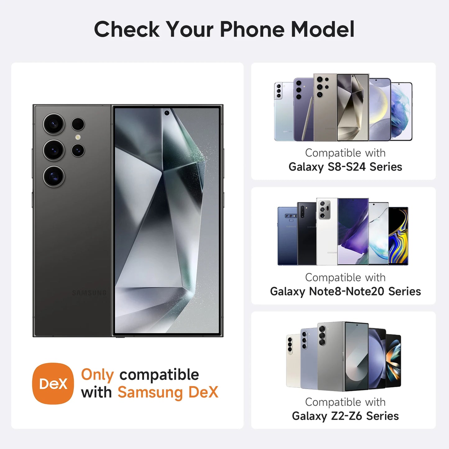 Dopesplay 15.6 inch Portable Lapdock Monitor For Samsung DeX with Keyboard Battery FHD External Screen For Phone Mini PC Laptops.