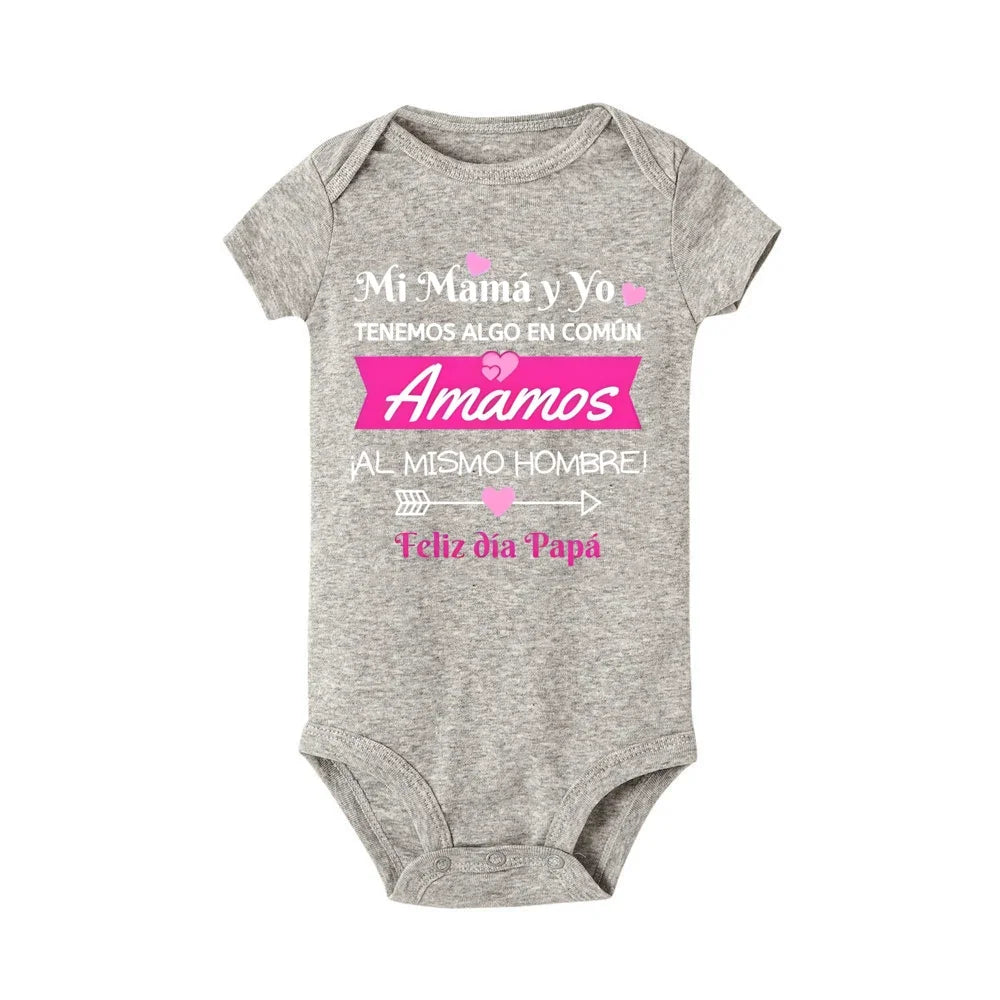 Alles Gute zum Vatertag Säuglingsspielanzug Vatertag Aufdruck Kurzarm Bodys Neugeborenes Mädchen Jungen Overall Festival Babykleidung.