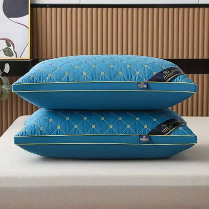 High Quality Pillow Feather Velvet High Rebound Pillow Core For Household Adult Single Neck Protection  To Aid Sleep Pillow Core.