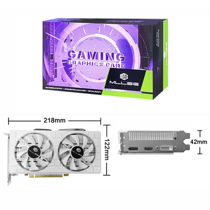 MLLSE AMD RX 580 8GB 2048SP GDDR5 256Bit Gaming Graphics Card 6Pin PCI Express 3.0 ×16 Game Radeon GPU rx580 8g.