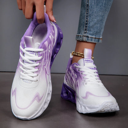 Running Shoes Men Women Lightweight Mesh Breathable Unisex Comfortable Flat Soft Tennis Shoes Summer Lace-up Sneakers Man.