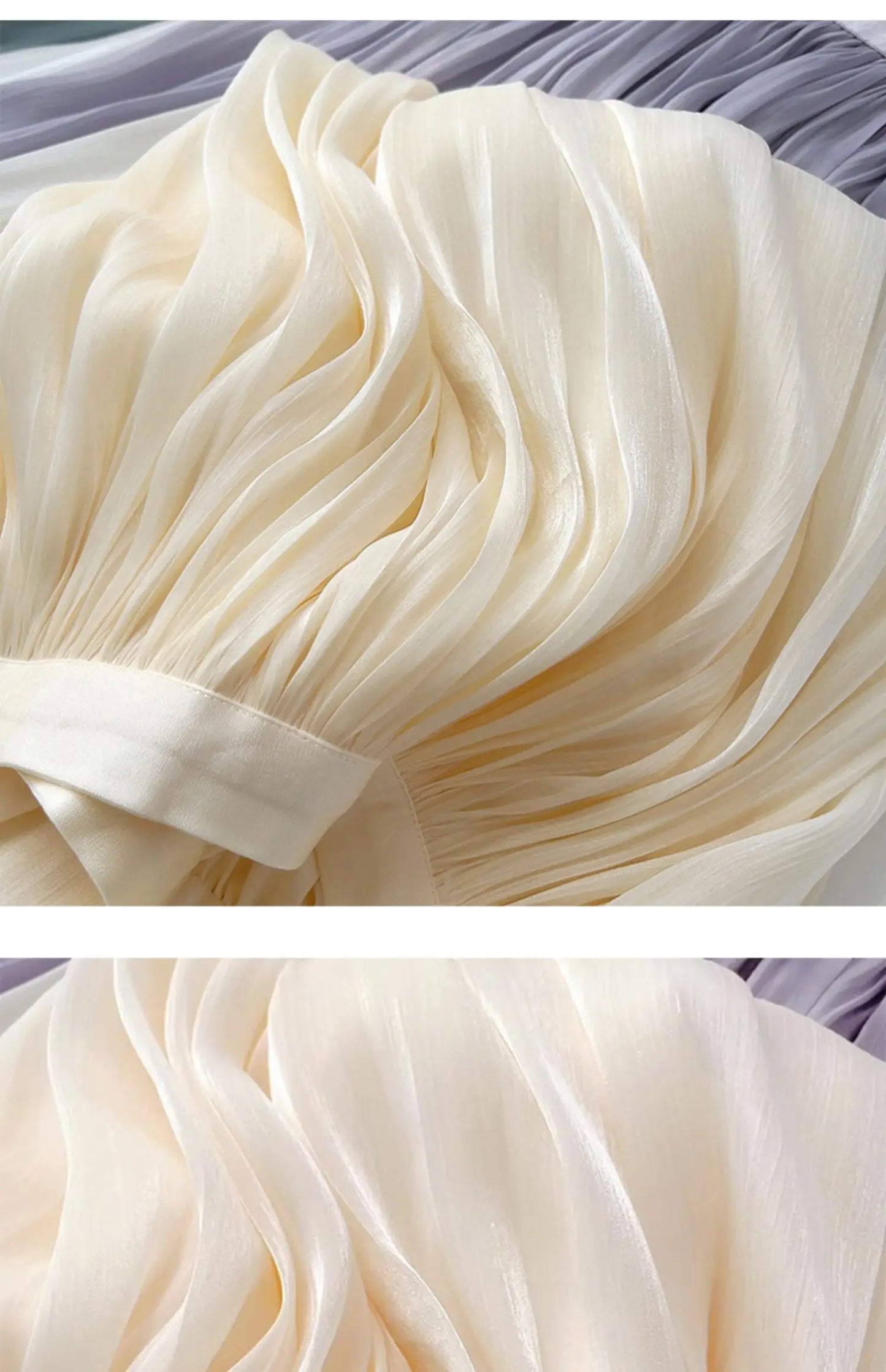 2025 Spring/Summer New Luster  A-line Women Skirt Solid Color High Waist French Paris Style Elegant Asymmetrical Skirt