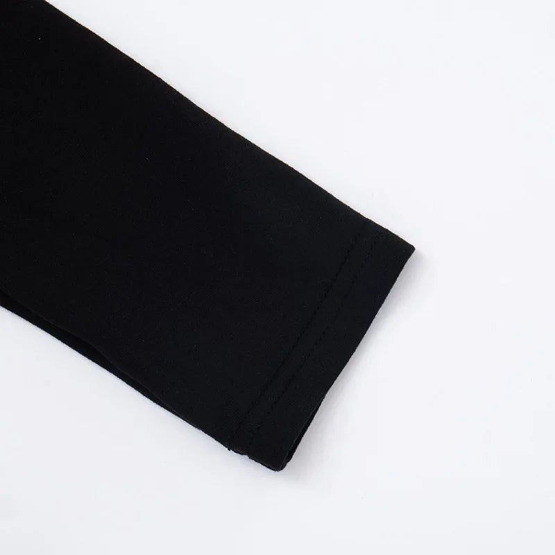 Pure Color V-neck Long Sleeve T-shirt Waist-cinching Sexy Top for Women Cross-border Autumn New Style Y25TP348 Polyester Fiber.