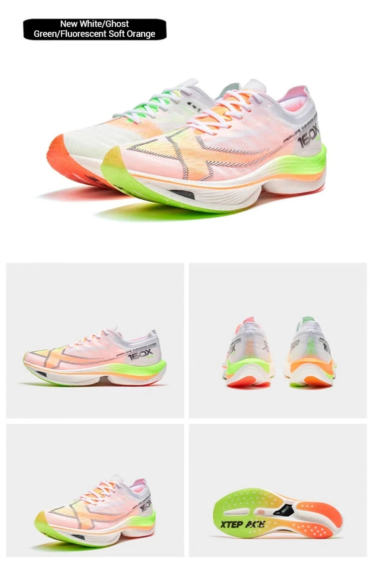 Xtep 160X 5.0 Running Shoes  Professional Marathon PB Carbon Plate Sport Shoe Non-Slip Wear-Resistant Sneakers 977119110004