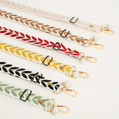 Universal Adjustable Mobile Phone Lanyard for Women Crossbody Single Shoulder Neck Strap Pearl Pendant Hanging Anti Loss Rope.