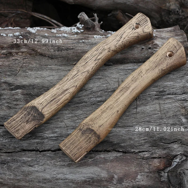 28 cm/33 cm Axtgriff aus Walnussholz, bequemer Griff, tragbarer Axtgriff mit Keil, professionelles Handwerkzeug, Axtzubehör