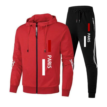 Hot Sales Quality Sports Sweatshirts Men Daily Men Tracksuit Autumn Winter Travel Men's Parka Coat and Sweatpants Outdoor Hoodie.
