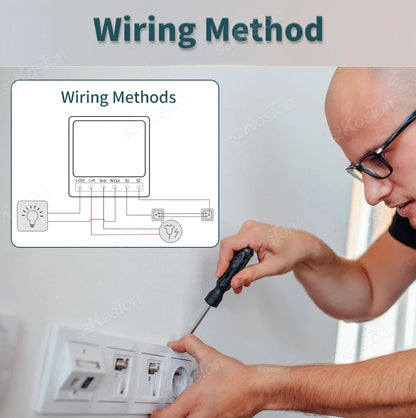 RF433 WiFi Smart Switch Tuya 16A Home Mini Relais Empfänger DIY Licht Schalter Automatisierung Controller Stimme Funktioniert mit Alexa Google.