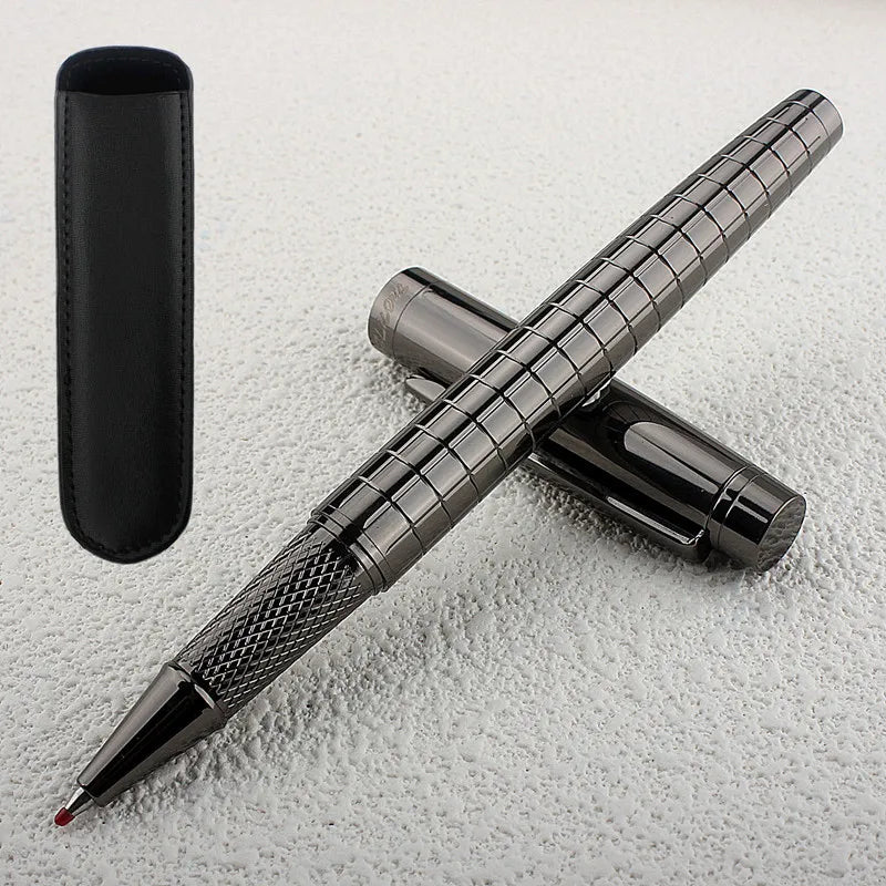 1 stücke MONTE MOUNT Kugelschreiber Retro Metall Gitter Tinte Elegantes Geschenk für Schreiben Schreibwaren Büro Schule Liefert Roller kugelschreiber.