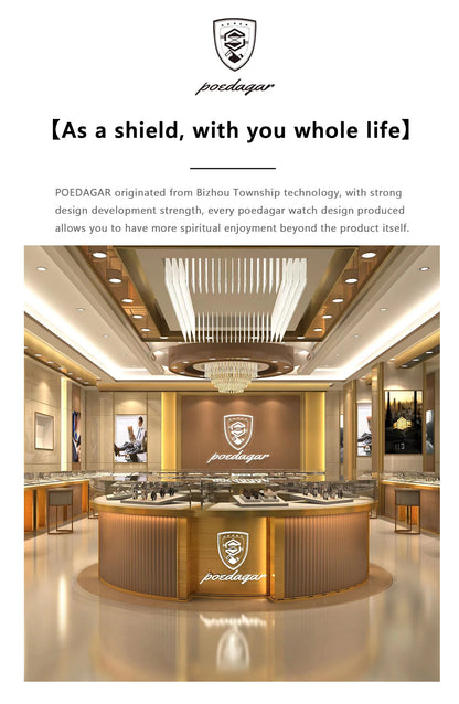 POEDAGAR Luxury Brand Women Watch Stainless Stain Waterproof Quartz Watches For Woman Fashion Simple Rose Gold Ladies Watch Gift.