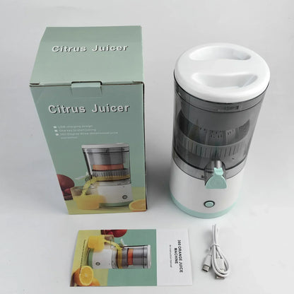 Portable Electric Juicer USB Charging Orange Lemon Fruit Blender Mini Household Juice Squeezer Mixer Citrus Juicer for Travel.