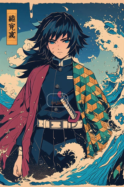 Tanjiro Kamado Nezuko Kamado Inosuke Shinobu Kocho Demon Slayer Poster Canvas Painting Wall Pictures Home Room Decor Anime Gifts.