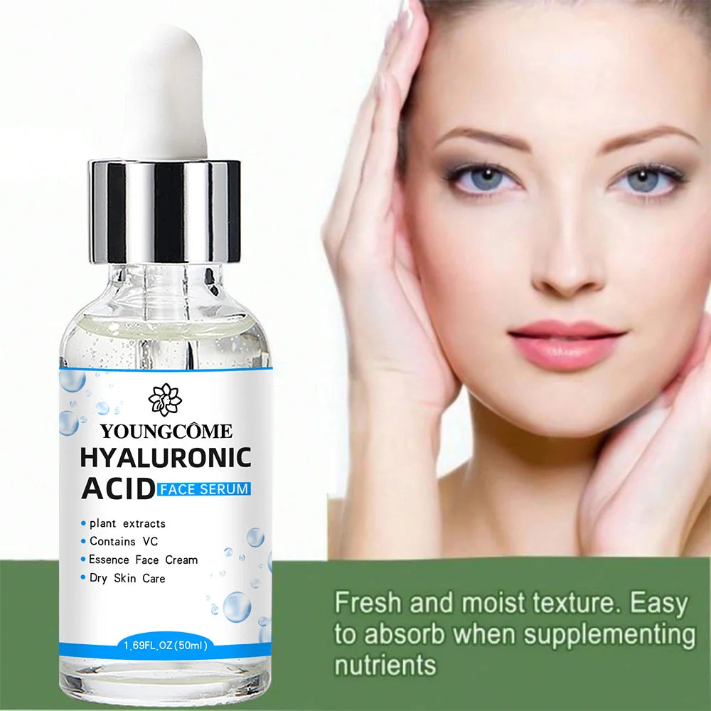 Hyaluronic Acid Facial Essence Deep Moisturizing Facial Skin Essence Korean Skin Care Products.