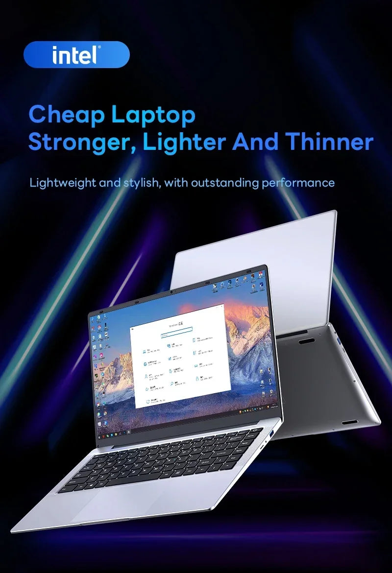 2025 Brand New Laptop Windows 11 Pro Intel i7-7500U Notebook 12GB RAM 1TB 2TB SSD Office Study Laptops Notebook Computers PC.