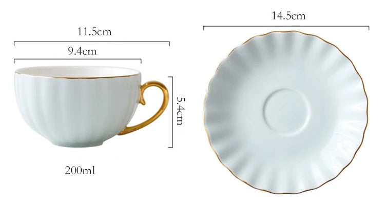 Pink Cute Creative Porcelain Cup And Saucer Ceramics Coffee Cup Simple Tea Sets Modern Design Home Flower Red Tea Cup.