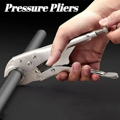 5/7/10 zoll Multifunktionale Einstellbare Metall Gesicht Heavy Duty Locking Zangen Locking Schweißen Klemme Schraubstock Grip Reparatur hand Werkzeuge