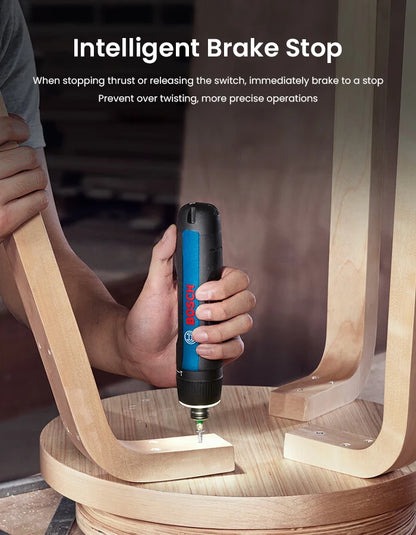 Bosch GO 3 Elektroschrauber-Set, 3,6 V, 5 Nm, kabellose Mini-Handbohrmaschine, wiederaufladbarer Schraubendreher, Bosch Multifunktions-Elektrowerkzeug