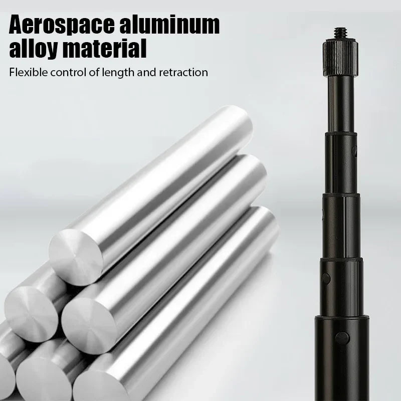 1.2m Ultra-Long Carbon Fiber Invisible Selfie Stick For Insta360 X3/X2/for DJI Action 3/GoPro Camera Invisible Selfie Stick.