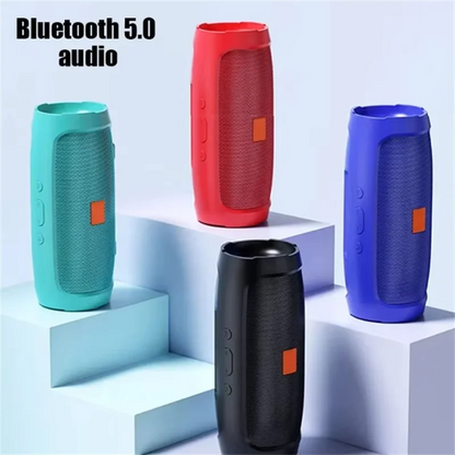 Portable Subwoofer Bluetooth Speakers Outdoor Stereo Surround Waterproof Loudspeaker Wireless Sound Box Support FM Radio TF Card.