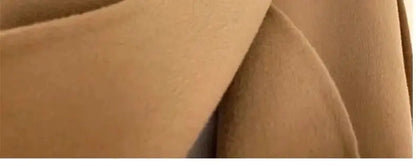 Mode Schwarz Lange Woolen Mantel Mit Gürtel Frauen Lose Revers Mantel Herbst Winter Warme Dame Oberbekleidung High Street