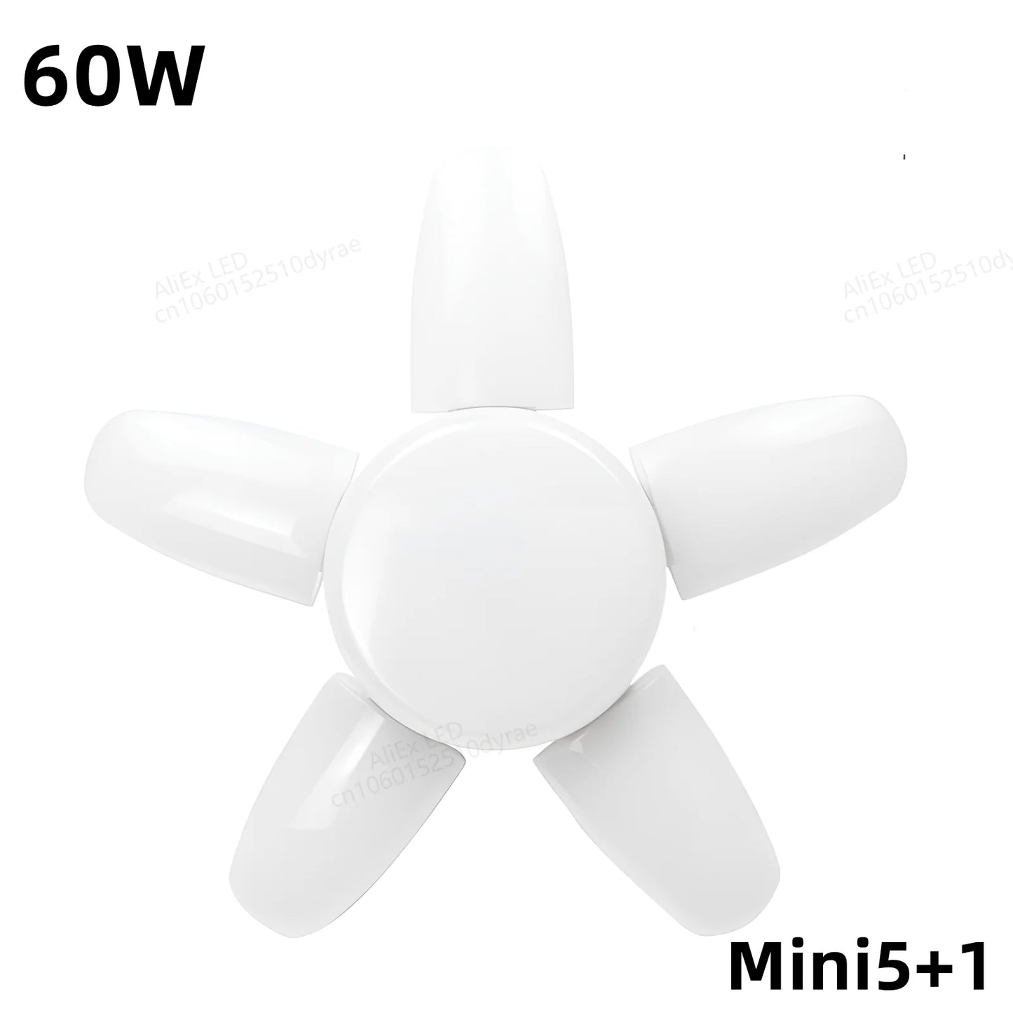 60W 100W E27 Led-lampe Fan Blade Timing Lampe 220V 110V Faltbare Led Industrielle Glühbirne Lampe für Home Decke Licht Garage Licht
