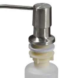 Küchenspüle, integrierte Spüle aus Edelstahl, 50 x 45 cm, Wasserhahn, Küchenspüle mit Seifenspender und Abtropfbrett, Gartenspüle