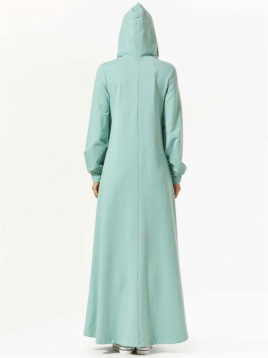 Ramadan Eid Green Abaya Damen Dubai Islamic Prayer Clothes Women Muslim Dress Kebaya Kaftan Robe Musulmane Caftan Marocain Femme.