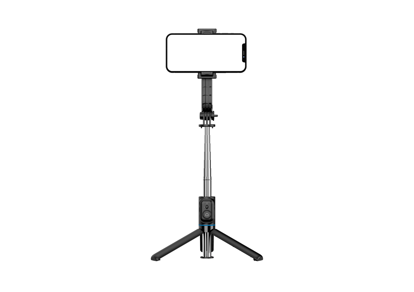 C01 Detachable Phone Clip BluetoothRemote Control Selfie Stick Tripod Portable Tripie Stabilizer Stand for Cell Phone