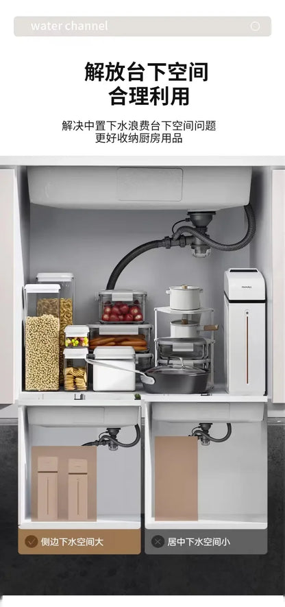 Gold Kitchen Sink Stainless Steel Sink Digital Vegetable Washing Basin, Atmosphere Light, Kitchen Large Single Sink 75cmX46cm