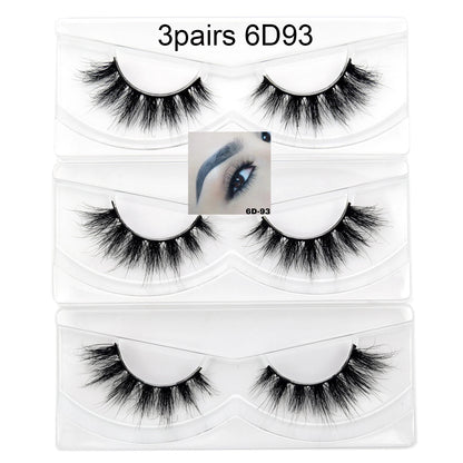 Visofree Eyelashes 3D Mink Lashes High Volume Handmade Mink False Eyelashes Thick Full Strip Lashes Cruelty Free cilios posticos.