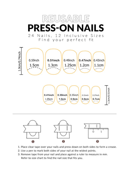 24PCS- wine red square fake nails, silver glitter inlay, exquisite elegance, fashion generous, suitable for dating, dinner.