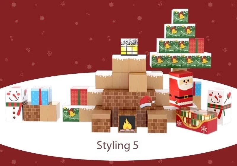 Christmas Gift Magnetic Building Blocks  STEM Educational Toys for KidsStem Montessori Stacking Cubes Construction Set.