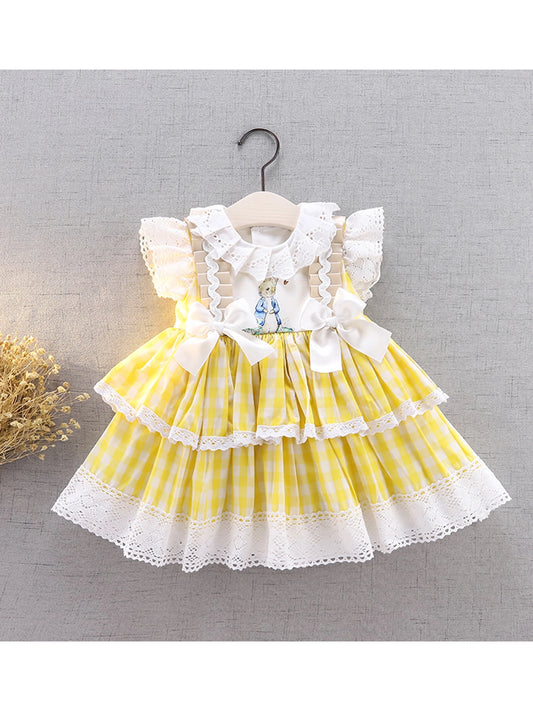 Mädchen Märchen kleid Puff ärmel Mesh Kleid, verkleiden Outfits für Party Geburtstag Leistung, als Geschenk