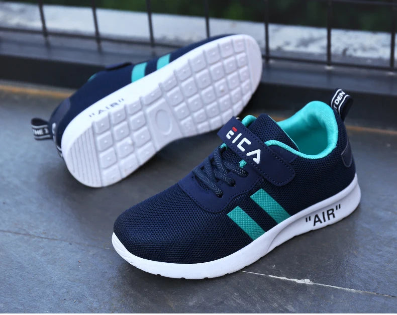 Kids Fashion Sneakers Boys Girls Tennis Shoes Mesh Breathable  Running Shoes Lightweight Outdoor Children's Sports Walking Shoes.