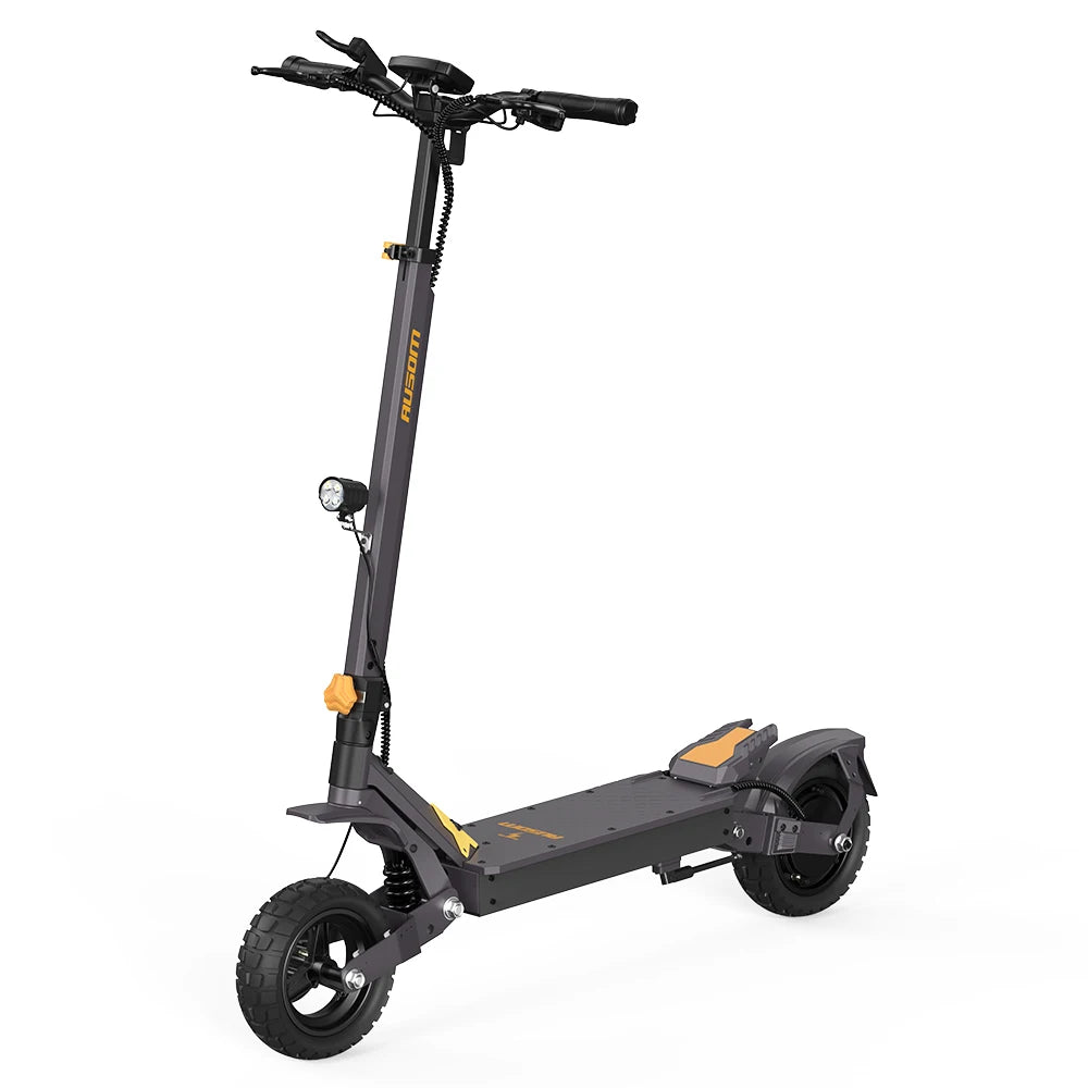 Aumom Electric Scooter, 800W 48V 15.6Ah Battery, 10 inch Tires, 45 km/h Max Speed, 70km Range, Disc Brakes, NFC & Passcode Lock
