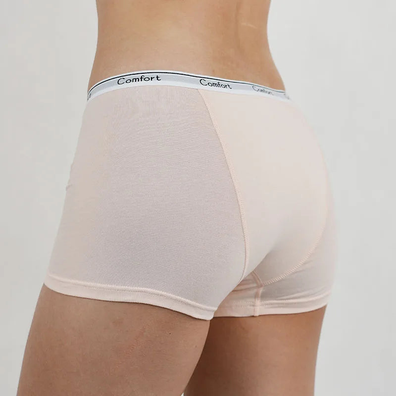 Cotton Menstrual Panties Women Leak Proof Boxer Short Underwear Female Menstruation Period Boyshort Underpants Woman Panty Panti.