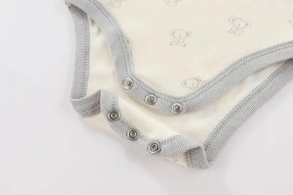 Kiddiezoom 3-teiliges Sommermode-Cartoon-Body für Jungen und Mädchen, weiche Onesies für Neugeborene