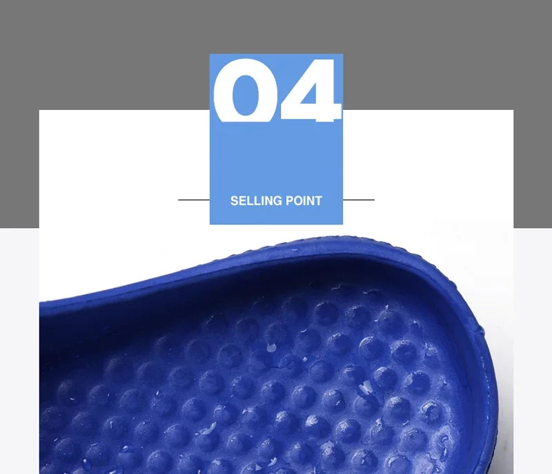 YRZL Mens Sandals Light EVA Summer Casual Shoes Hole Shoes Clogs Lovers Home Garden Outdoor Big Size 45 Male Beach Flat Slippers.