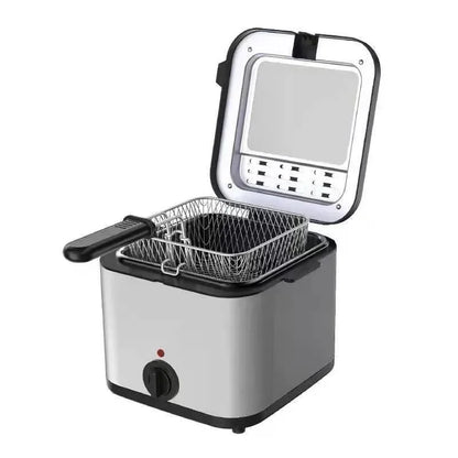 2.5L Electric Deep Fryer Large Capacity Oil Oven Countertop Commercial Fryer for Street Vendors Fried Chicken Fries Pot EU/US.