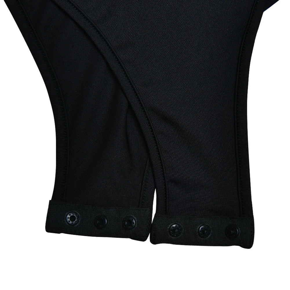 Casual Daily Wear Top Fashiontop Slim Fit Bodysuit Black Off-shoulder Top Brand New Condition Cross Design Daily Use Application.