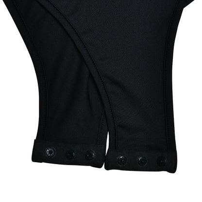 Casual Daily Wear Top Fashiontop Slim Fit Bodysuit Black Off-shoulder Top Brand New Condition Cross Design Daily Use Application.