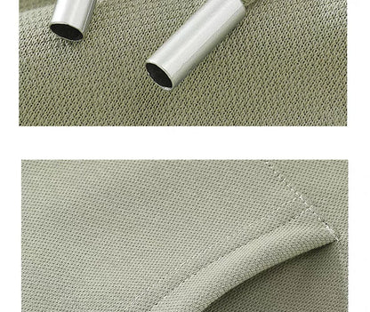 470G-570G HeavyWeight Cotton New Autumn Casual Men's Top Solid Color Loose Pullover Hoodies Sweatshirt Long-Sleeve Men Clothing