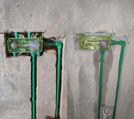 BAKALA Luxury  Mirror Matte  Black White Bathroom Faucet Basin Sink Tap Wall Mounted Square Brass Mixer LT-320BR